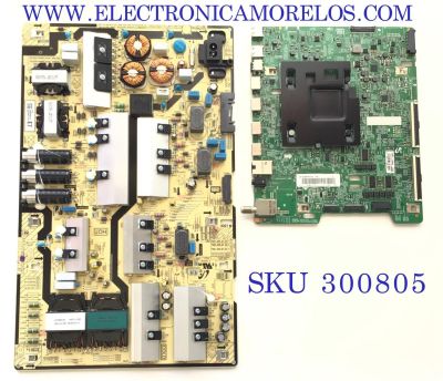 KIT DE TARJETA PARA TV SAMSUNG QLED 4K·UHD·HDR / MAIN BN94-13061Q / BN41-02636A / BN97-14340L / BN9413061Q / FUENTE BN4400874D / BN44-00874D / L75E7NR_NHS / PANEL CY-QN075FLLV2H / MODELO QN75Q65 / QN75Q65FNFXZA FA02